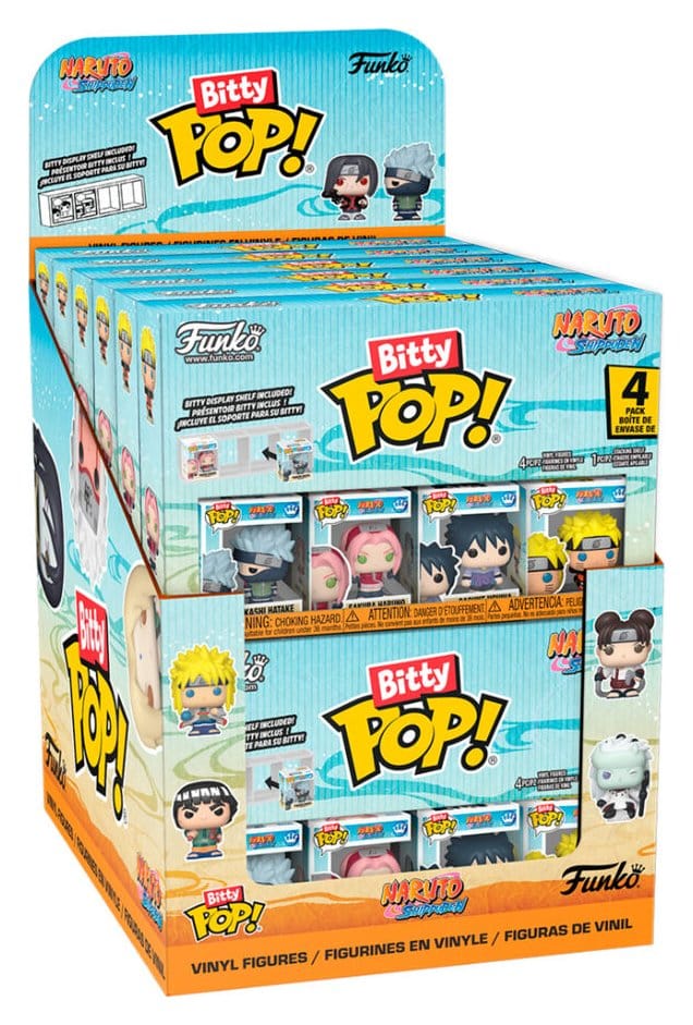 Naruto Bitty POP! Zaslon za pakiranje 4 vinilne figure (12) 2,5 cm