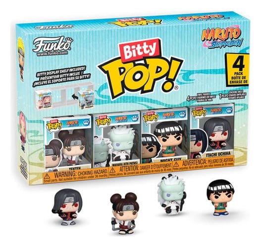Naruto Bitty POP! Zaslon za pakiranje 4 vinilne figure (12) 2,5 cm
