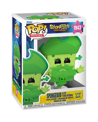 SpongeBob SquarePants POP! Vinylfiguur SpongeBob als de Vliegende Hollander (Glow) 9 cm