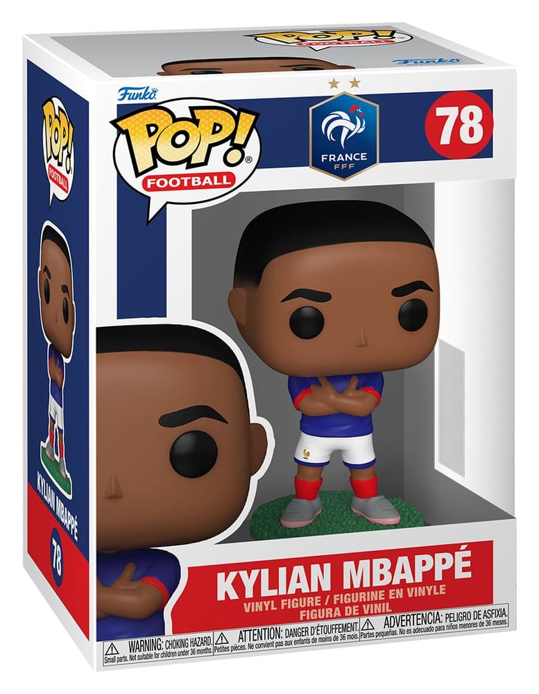 EFL POP! Figura in vinile di calcio Francia- Kylian Mbappé 9 cm
