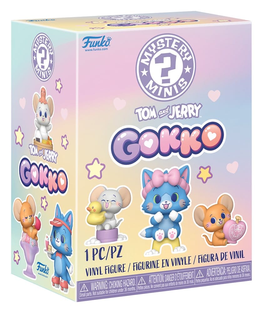 Tom & Jerry Gokko Mystery Minifigurer 5 cm skjerm (12)