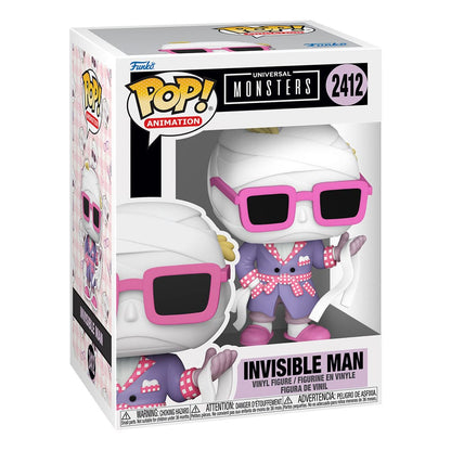 Universal Monsters POP! Animation Vinylfigurer Usynlig mand med jagt 9 cm sortiment (6)