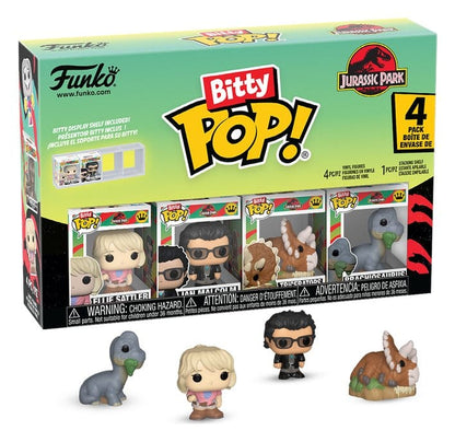 Jurassic Park Bitty POP! Vinyl Figur 4-Pak Triceratops 2,5 cm