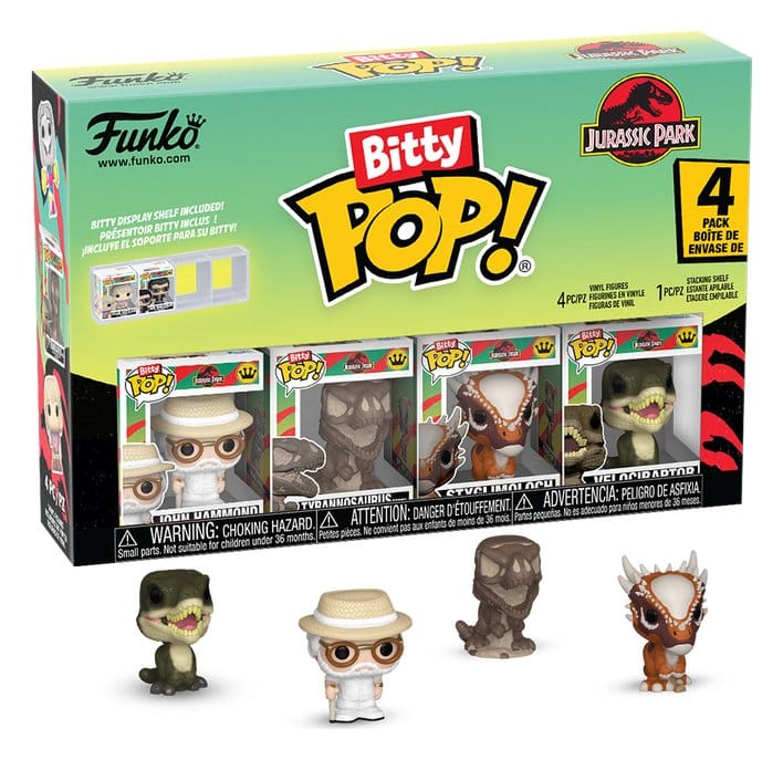 Jurassic Park Bitty POP! Vinylfigur 4er-Pack Serie 2 2,5 cm