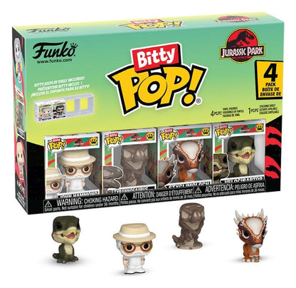 Jurassic Park Bitty POP! Vinylfigur 4er-Pack Serie 2 2,5 cm