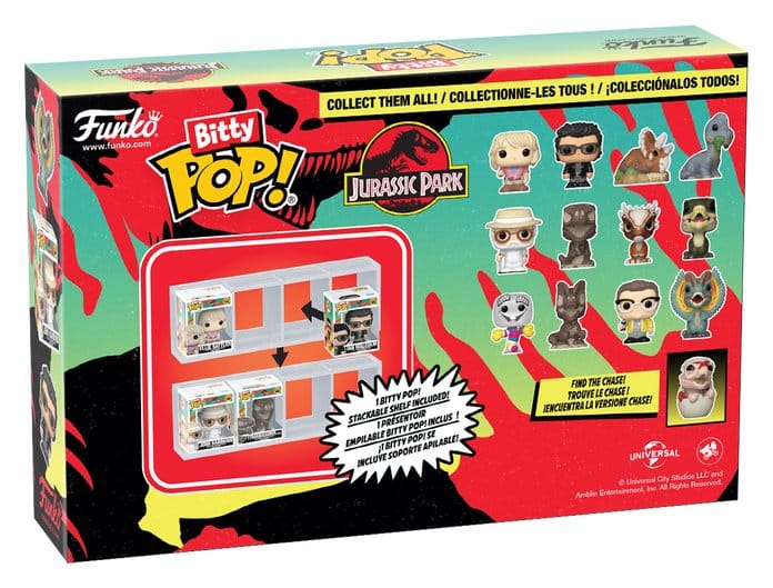 Jurassic Park Bitty POP! Vinylfigur 4er-Pack Serie 2 2,5 cm
