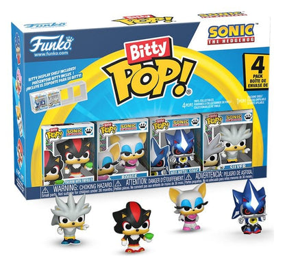 Sonic Bitty POP! Vinyl Figur 4-Pak Shadow 2,5 cm