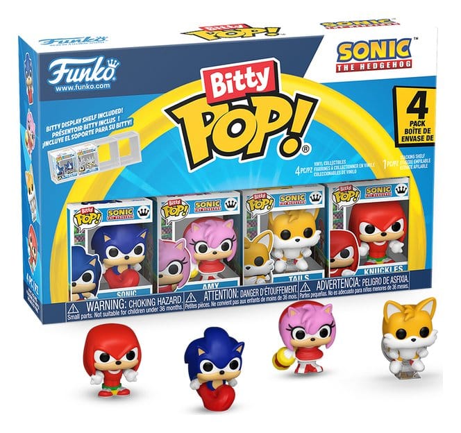 Sonic Bitty POP! Vinyl figure 4-Pack Sonic 2,5 cm