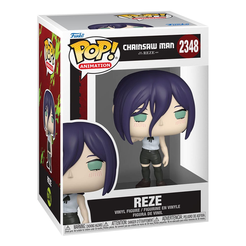 Motorsagmann POP! Animasjon Vinylfigurer Reze with Chase 9 cm sortiment (6)