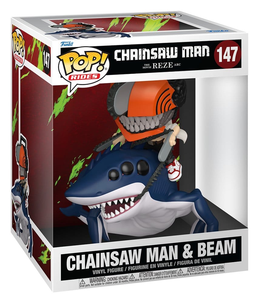 Motorsågsman POP! Rides Deluxe Vinyl Figur CSM & Beam 15 cm