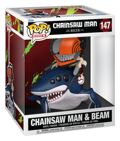 Motorsågsman POP! Rides Deluxe Vinyl Figur CSM & Beam 15 cm