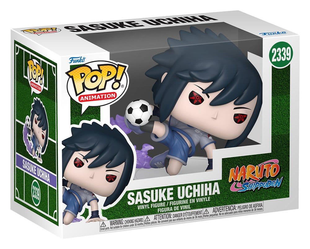 Naruto Fußball POP! Fußball-Vinylfigur Sasuke 9 cm