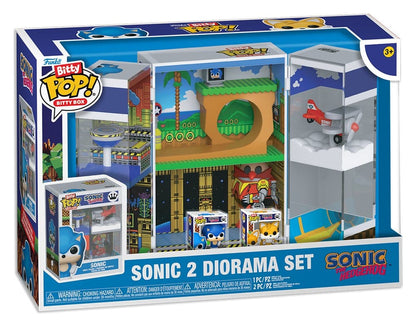 Sonic 2 Bitty POP! Scatole in vinile con figure Diorama