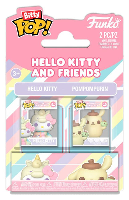 Sanrio Bitty POP! Figurines en vinyle 2-Pack HK & PomPom 2 cm