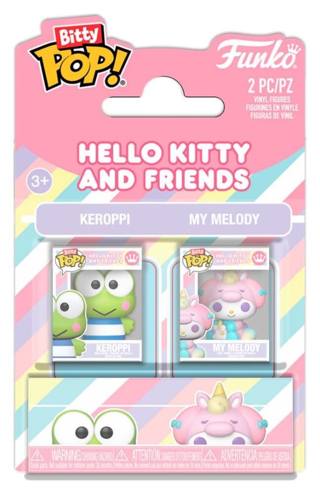 Sanrio Bitty POP! Figurines en vinyle 2-Pack K & MM 2 cm