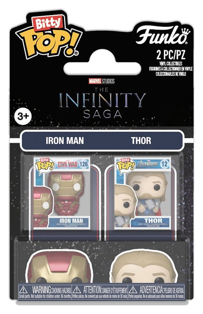 Marvel ER Bitty POP! Vinylfigurer 2-Pack IM & Thor 2 cm