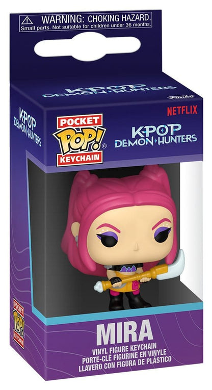 KPop Demon Hunters POP! Vinylnyckelringar 4 cm Zoey Display (12)