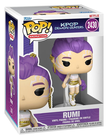 KPop Dämonenjäger POP! Animation Vinyl Figuren Rumi mit Chase (Glow) 9 cm Sortiment (6)