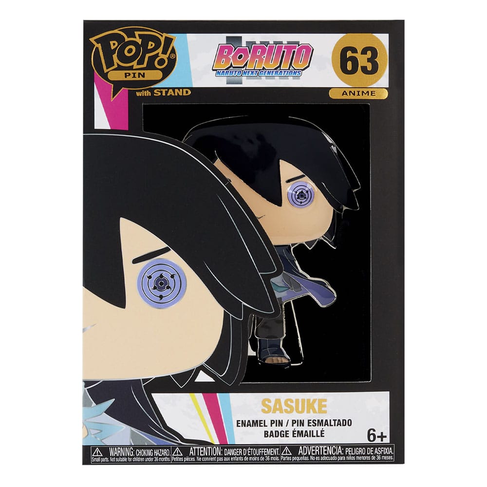 Boruto: Naruto Next Generations Loungefly Pop! Emalje pin sasuke 10 cm