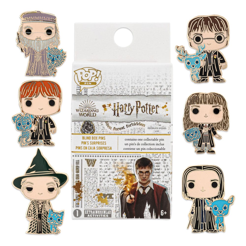 Populaire! Épingles: Harry Potter - épingles d'émail à boîte aveugle - CDU 12 pièces