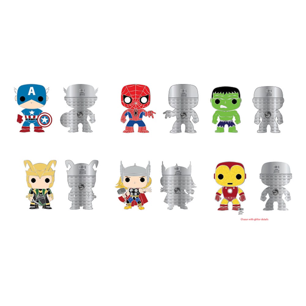 Marvel Loungefly Pop! Emaljestænger Gruppe 3 cm sortiment (12)