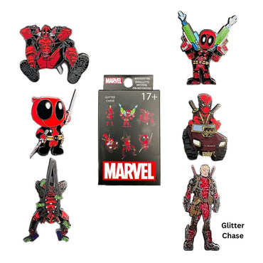 Deadpool von Loungefly Emaille Pins Blind Box Deadpool Action Display (12)