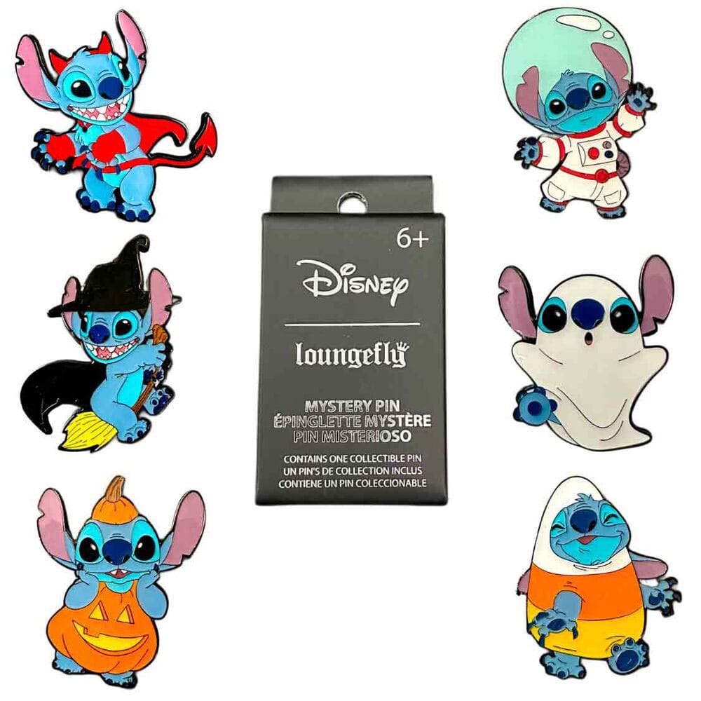 Lilo & Stitch von Loungfly Emaille Pins Blind Box Halloween Display (12)