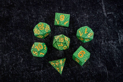 Dragon Storm taglienti da dadi in silicone set scale di draghi verdi (7)