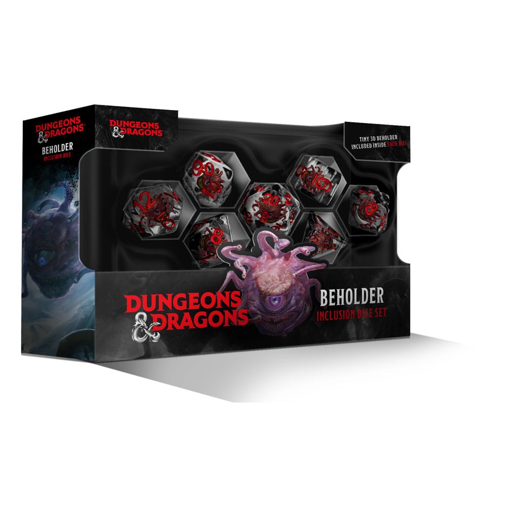 Set di dadi Dungeons & Dragons Set di beholder in resina