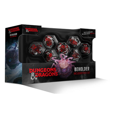 Set di dadi Dungeons & Dragons Set di beholder in resina