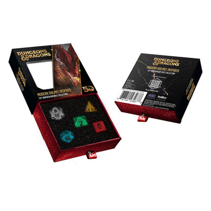 Dungeons & Dragons Dice Set 50th Anniversary: ​​Modern Holmes Inspired