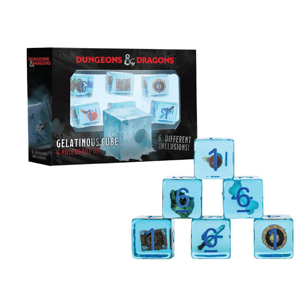 Dungeons & Dragons Würfelset Gelatinewürfel (6)