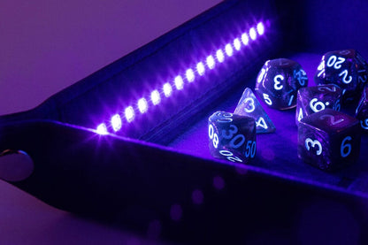 FanRoll Shadowlight Plateau à dés pliable Blacklight Noir