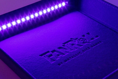 FanRoll Shadowlight Plateau à dés pliable Blacklight Noir