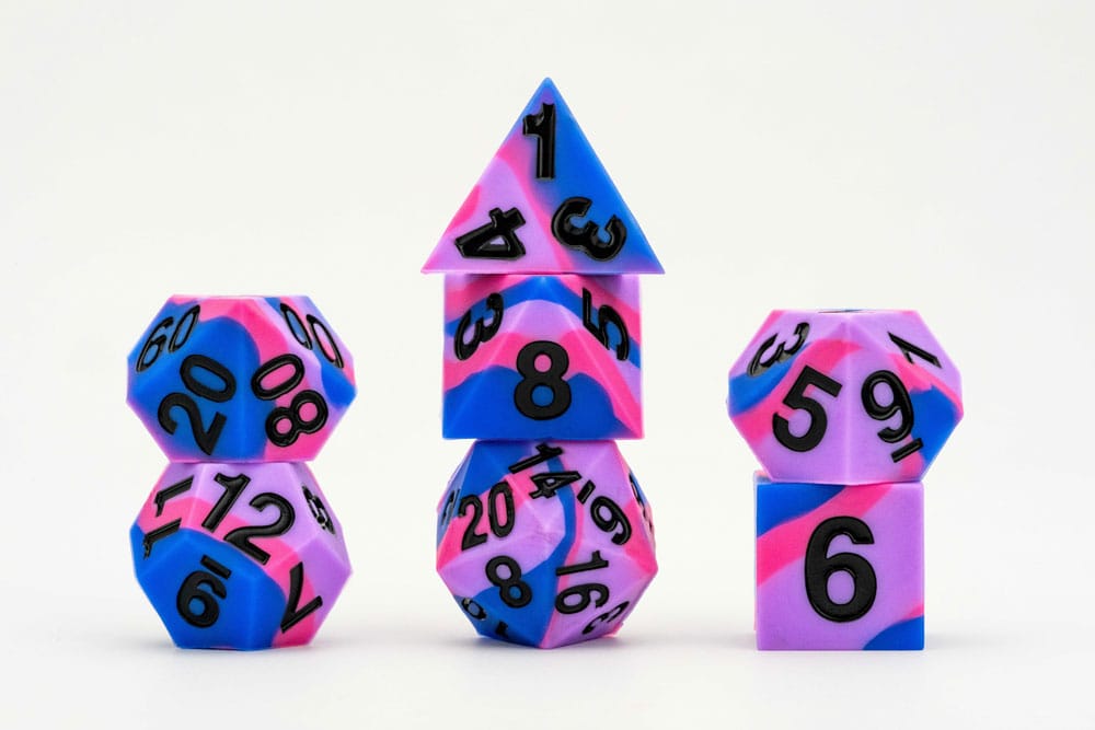 MDG Dice Set Pride biseksualna zastava
