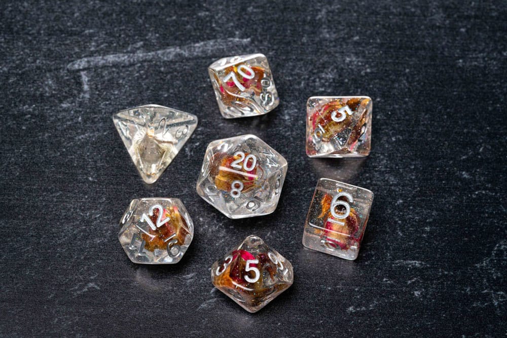 FanRolll Dice Set Rose (7)