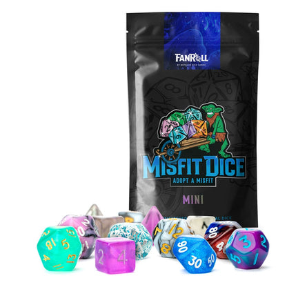 Misfit Dice Set Blind Bag Display Mini 2 Pack Sortment (12)