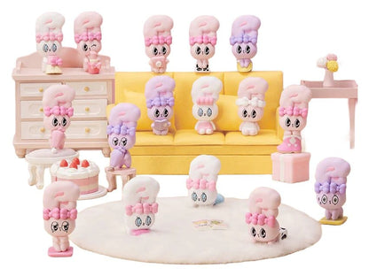 Esther Bunny Blind Box Mini figurines Little Vlog Bunny Face Series 6 cm (6)