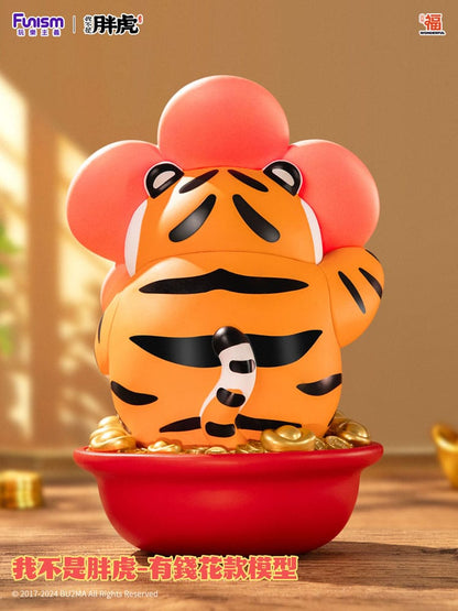 Non sono grasso statua di tigre 1/7 Alessandroder il fiore ricco di tigre 20 cm