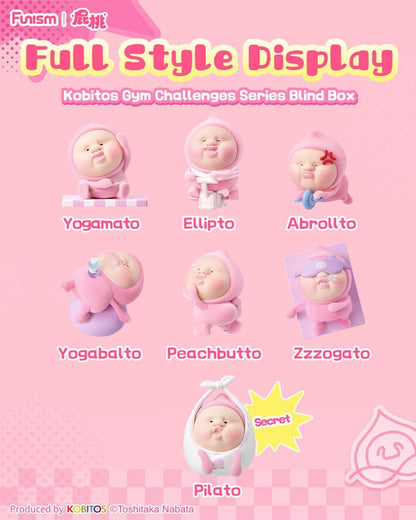 Kobitos Blind Box Mini Figure Gym Challenges Serie Display da 8 cm (6)