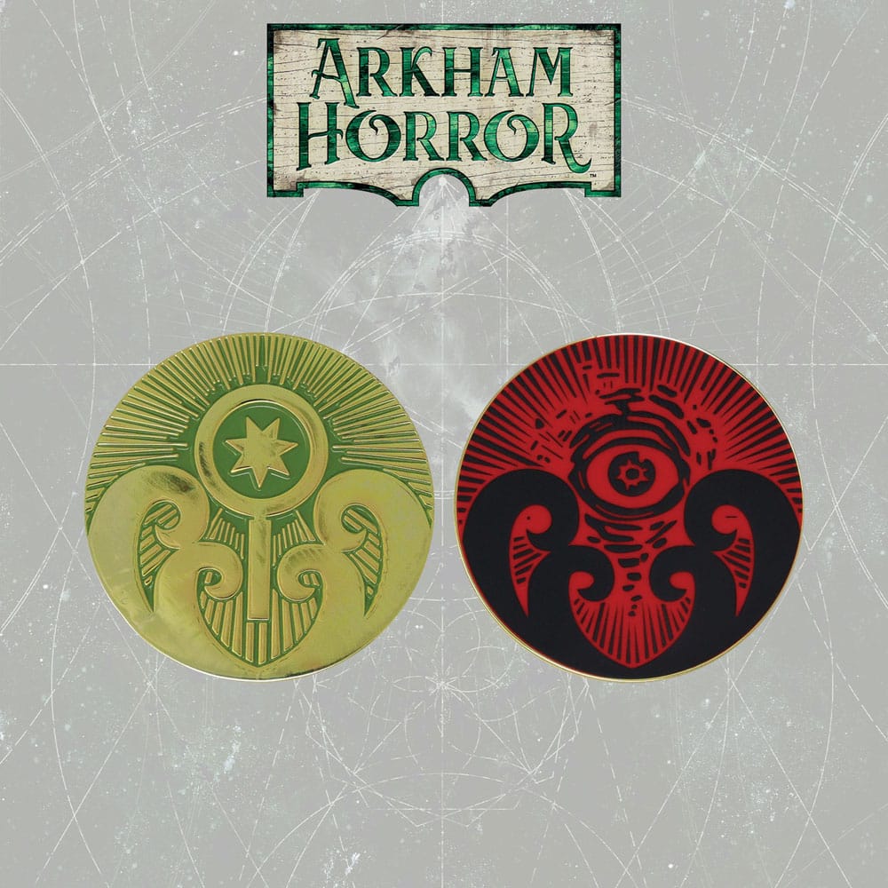 Arkham Horror Collectible Coin Clues & Doom Limited Edition