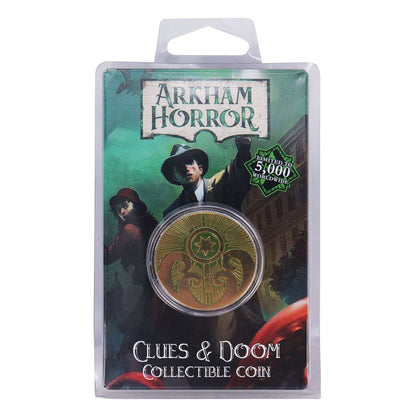 Arkham Horror Collectible Coin Clues & Doom Limited Edition