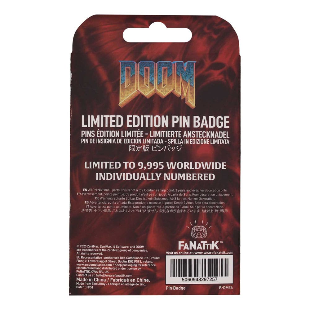 Distinta di badge Doom Floppy Disk Limited Edition