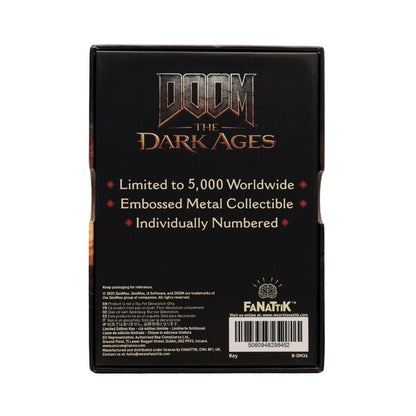Doom: The Dark Ages Réplica de clave secreta Edición limitada