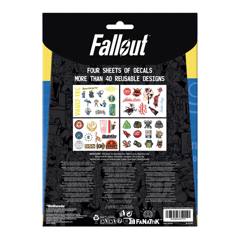 Paquete de pegatinas de Fallout Tech