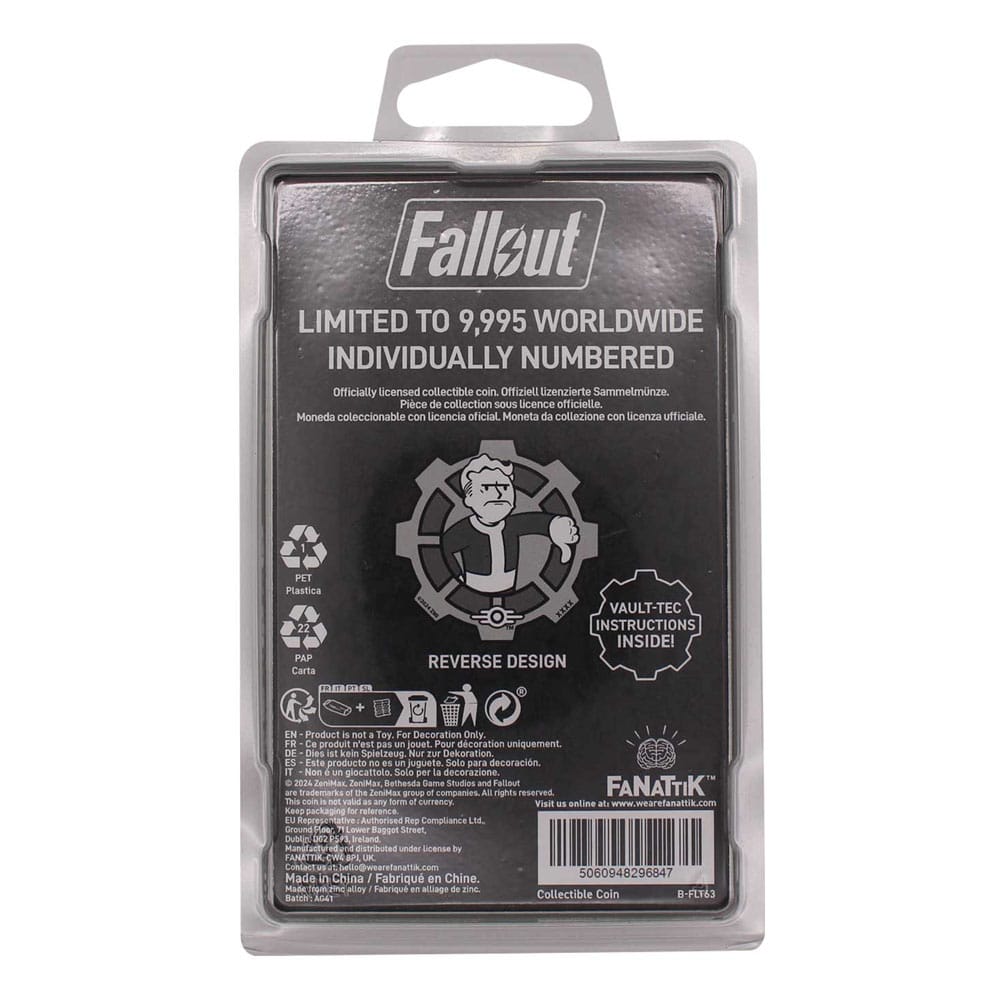 Fallout verzamelmunt Decision Black & White Limited Edition