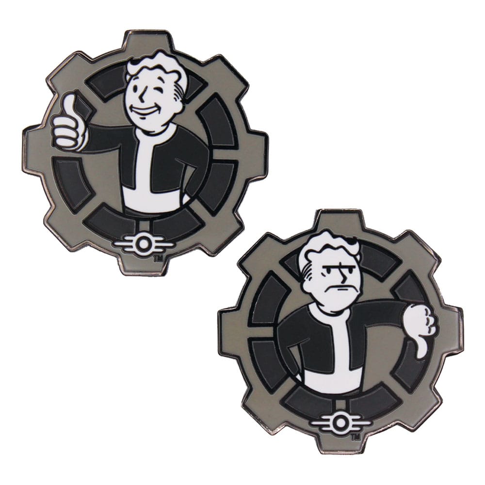 Fallout verzamelmunt Decision Black & White Limited Edition