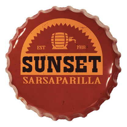 Fallout Tin Sign Sunset Sarsaparilla čep boce