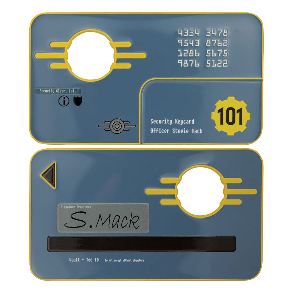 Fallout 3 Replica Vault 101 Security Keycard Edizione limitata