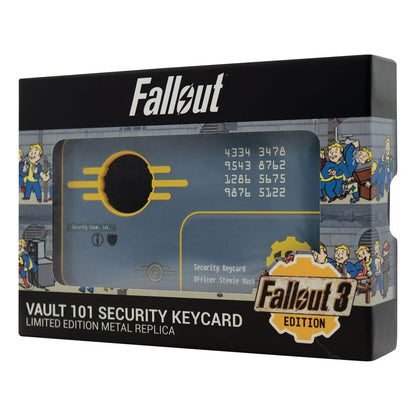 Fallout 3 Replica Vault 101 Security Keycard Edizione limitata